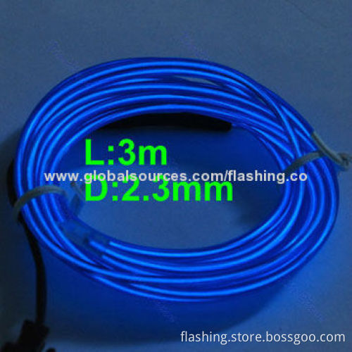 High brightness wonderful long lifespan colorful EL wire